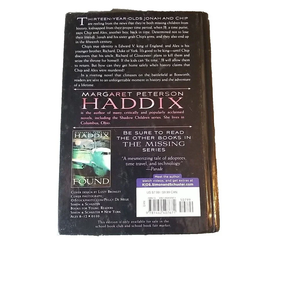Sent by Margaret Peterson Haddix (2009, Hardcover)